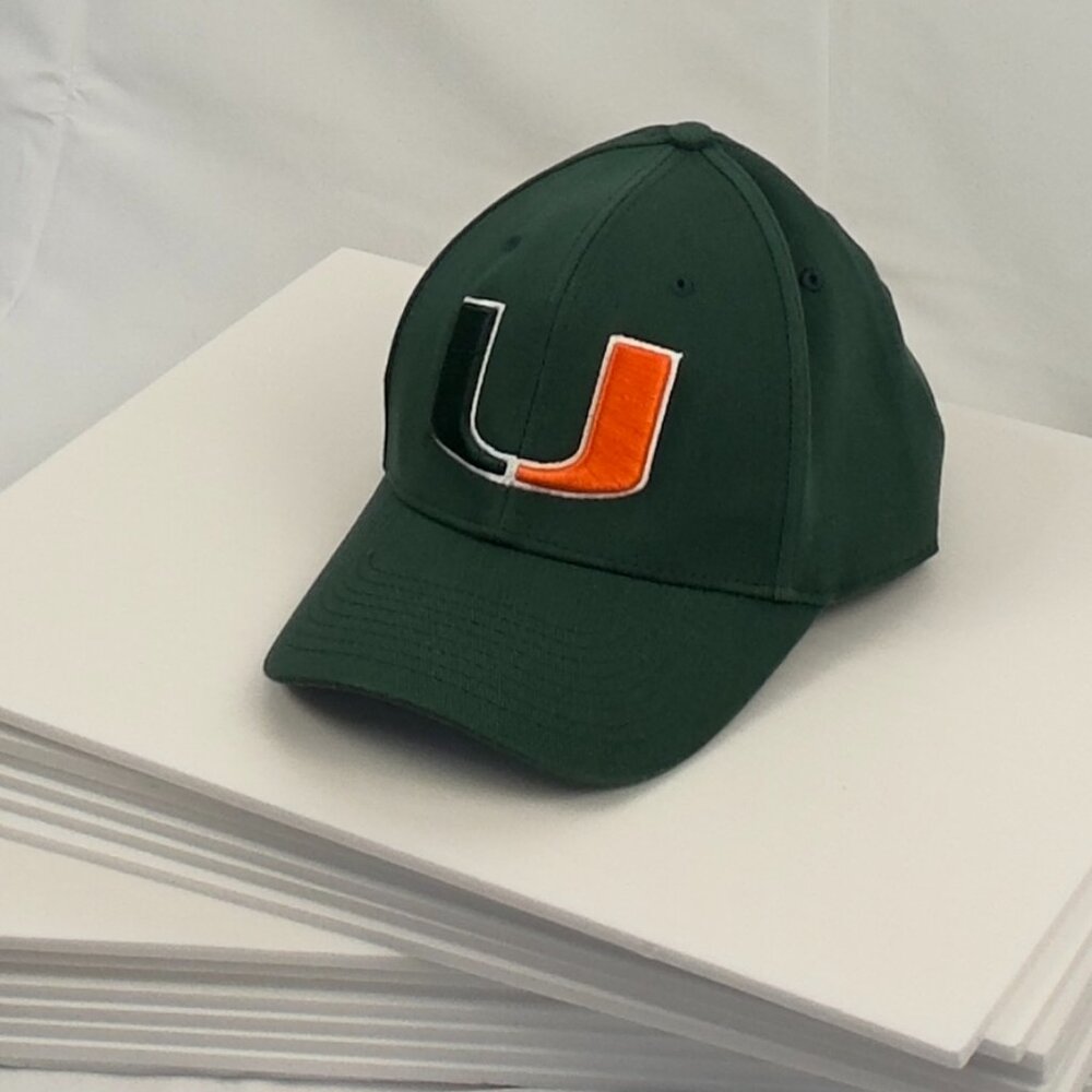 University of Miami Green Baseball Cap